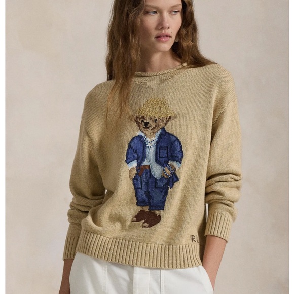 Ralph Lauren Sweaters - Intarsia Bear Embellished Cotton
Crewneck Sweater
Polo Ralph Lauren